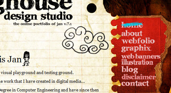 Dawghouse Design Studio paper use screen shot.